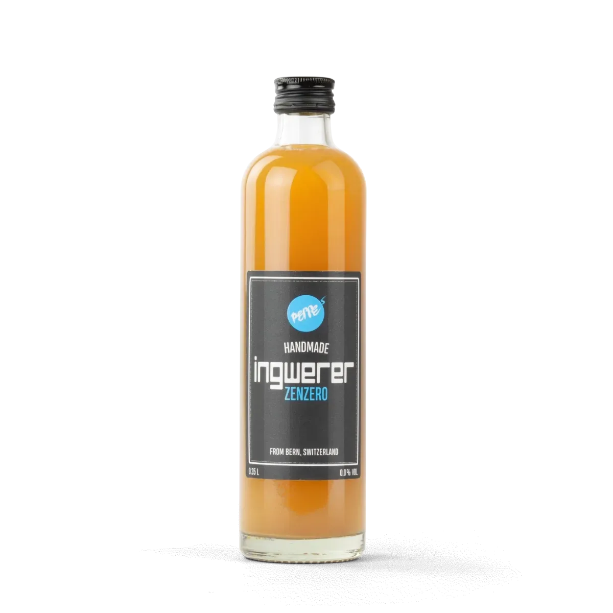 Peppes Bio Ingwerer Zenzero 35cl overview Peppe's Ingwerer - Schweizer Bio Ingwer-Likör - Handgemacht